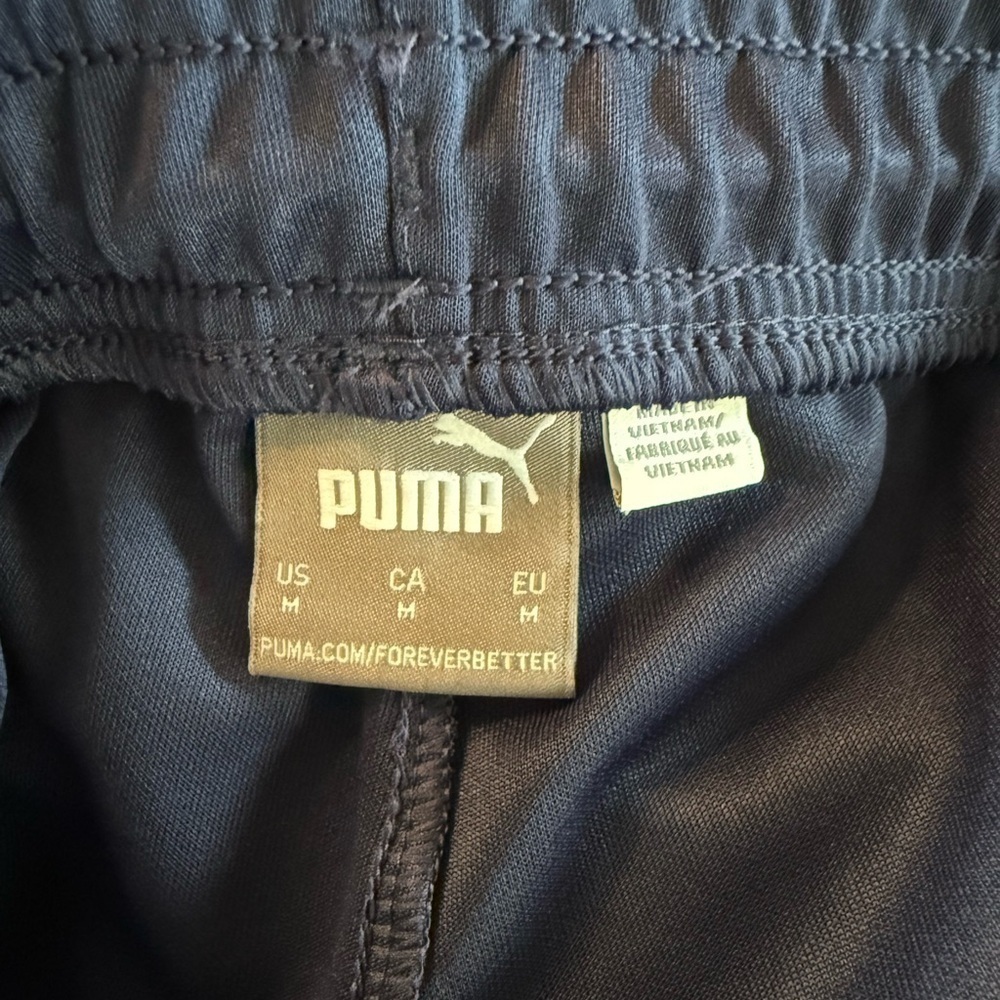 Puma Women’s Navy Soccer Drycell Sweatpants Warmups Joggers Size M - Picture 9 of 10